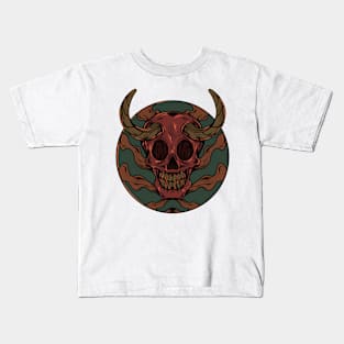 Devil skull Kids T-Shirt